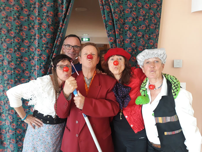 stage clown photo de groupe